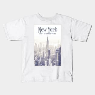 New York - State of Opportunity Kids T-Shirt